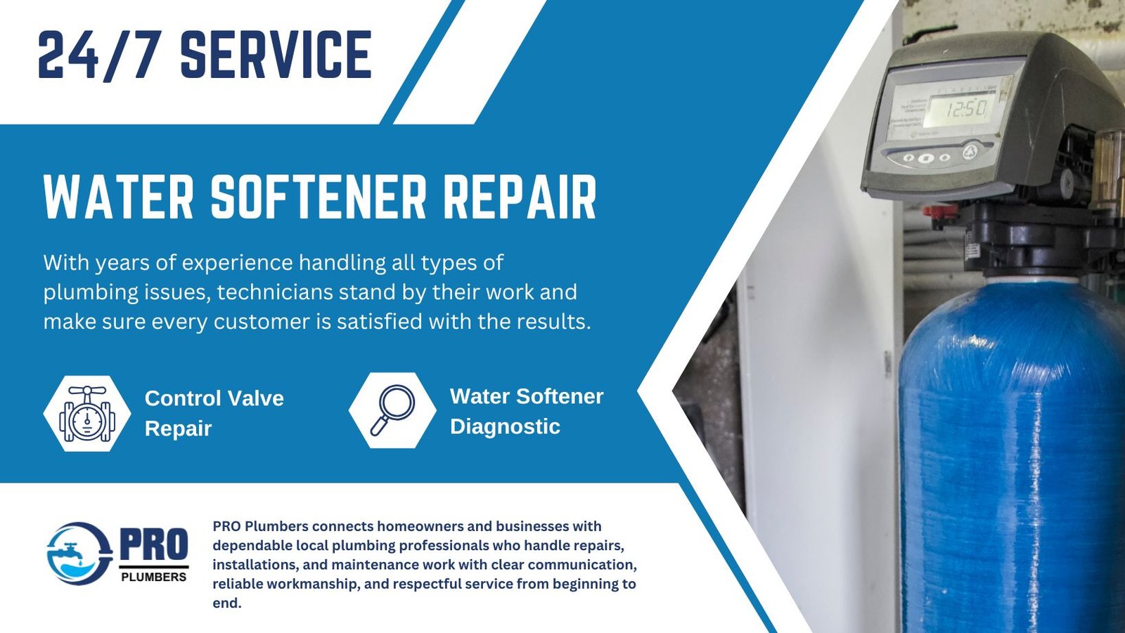 Water softener repair in Roseville, CA